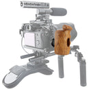 Niceyrig Wooden Grip with ARRI-Style Rosette (Right Side)