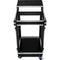 Odyssey Innovative Designs Pro Combo Rack with Glide Platform, Side Table, and Casters (14 RU over 16 RU)