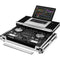 Odyssey Innovative Designs Flight-Zone Native Instruments Traktor Kontrol S4 MK3 Flight Case with Glide Platform (Silver/Black)