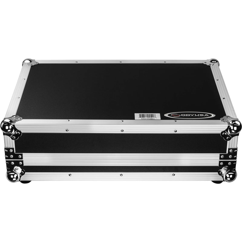 Odyssey Innovative Designs Flight-Zone Native Instruments Traktor Kontrol S4 MK3 Flight Case with Glide Platform (Silver/Black)