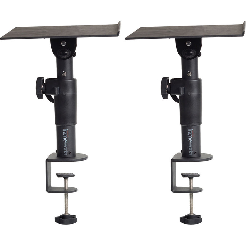 Gator Framework Desktop Studio Monitor Clamp-On Stands (Pair)