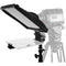 Prompter People PAL12-PAD Prompter Pal Teleprompter with Tablet Cradle, 12 x 12" Glass and Camera Sled