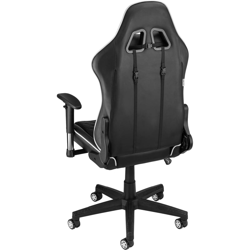 Spieltek 100 Series Gaming Chair (Black & White)