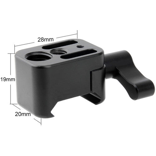 Niceyrig Quick Release NATO Clamp with 3/8", 1/4", M2.5 Thread Holes