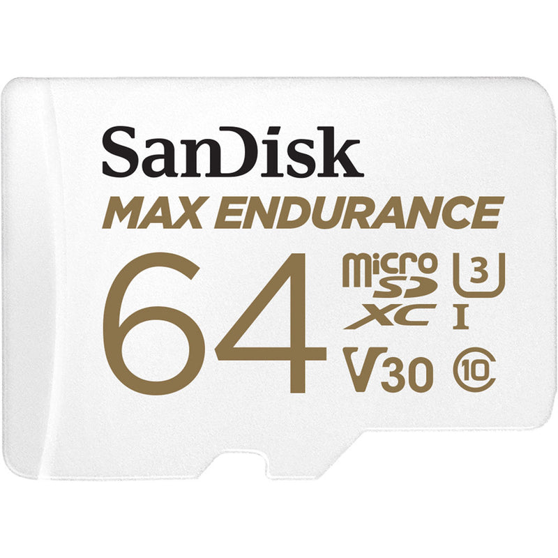 SanDisk 64GB MAX ENDURANCE UHS-I microSDXC Memory Card with SD Adapter