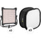 Genaray Spectro LED 800B1 Bi-Color Studio LED Three Light Kit