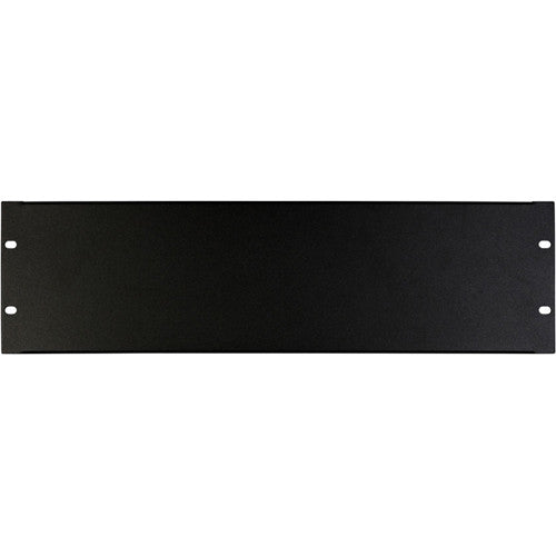 On-Stage RPB1000 Blank Rack Panel (Black, 1 RU)