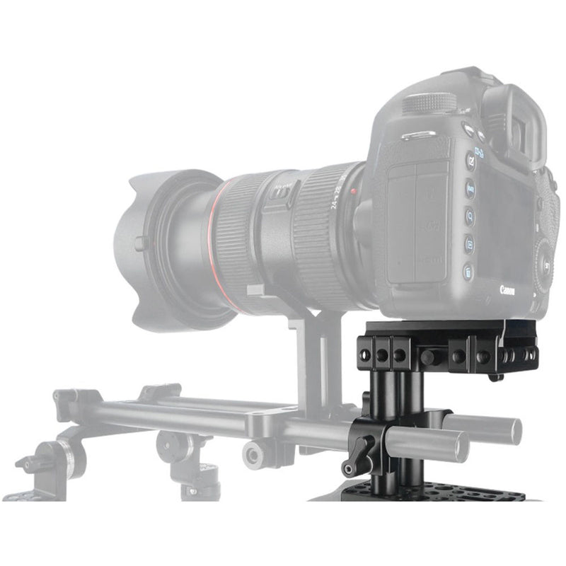 Niceyrig Quick Release Riser Kit with Manfrotto Baseplate and 15mm Dual Rod Clamp