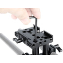 Niceyrig Quick Release Riser Kit with Manfrotto Baseplate and 15mm Dual Rod Clamp