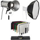 Genaray Endeavor ML-33K Daylight LED Monolight 2-Light Kit