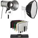 Genaray 2-Light LED Studio Product Kit