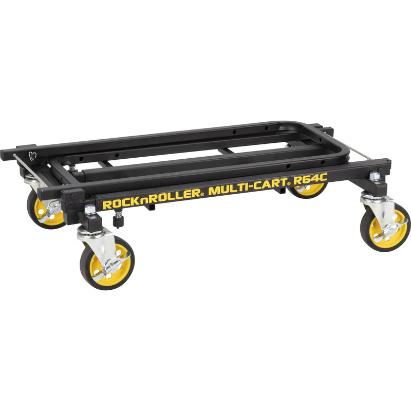 MultiCart RocknRoller R64C 8-In-1 Equipment Cart with Swiveling Casters