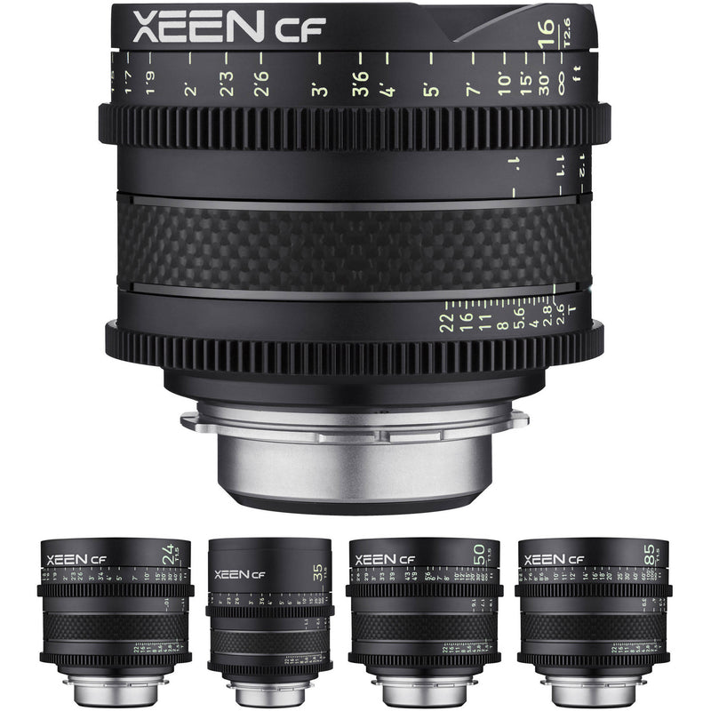 Rokinon XEEN CF Pro 5-Lens PL-Mount Cine Lens Kit