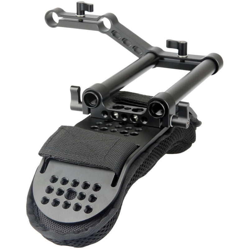 Niceyrig Camera Shoulder Pad with 15mm Railblock and Aluminum Alloy Rods