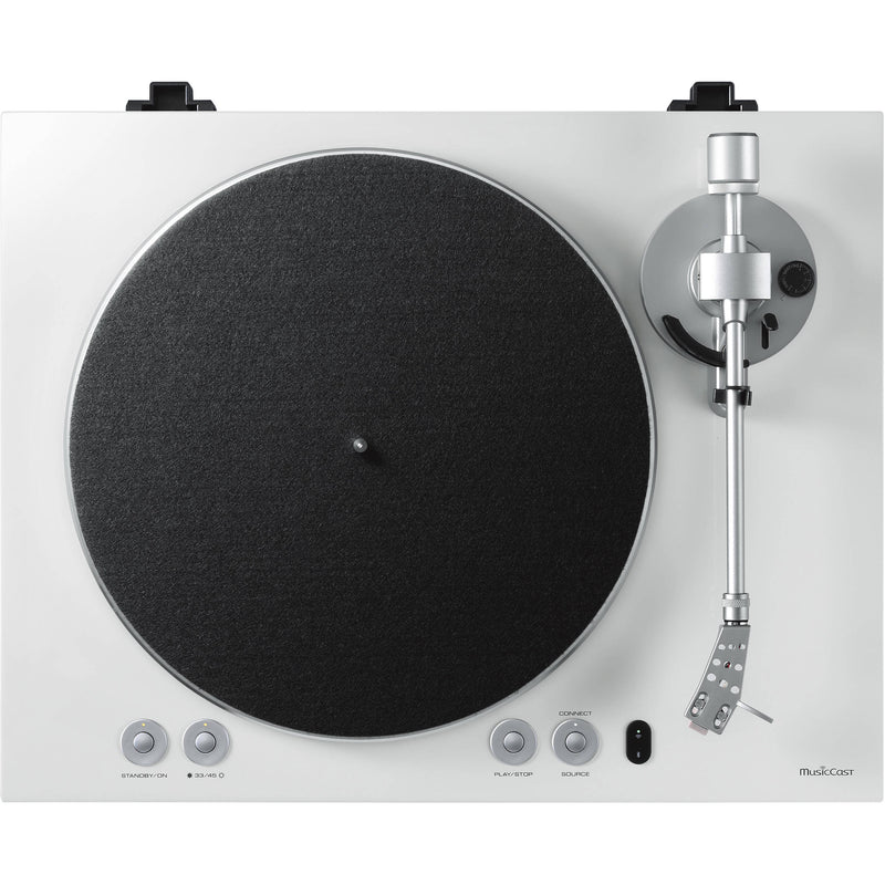 Yamaha MusicCast VINYL 500 Wireless Two-Speed Stereo Turntable (White)