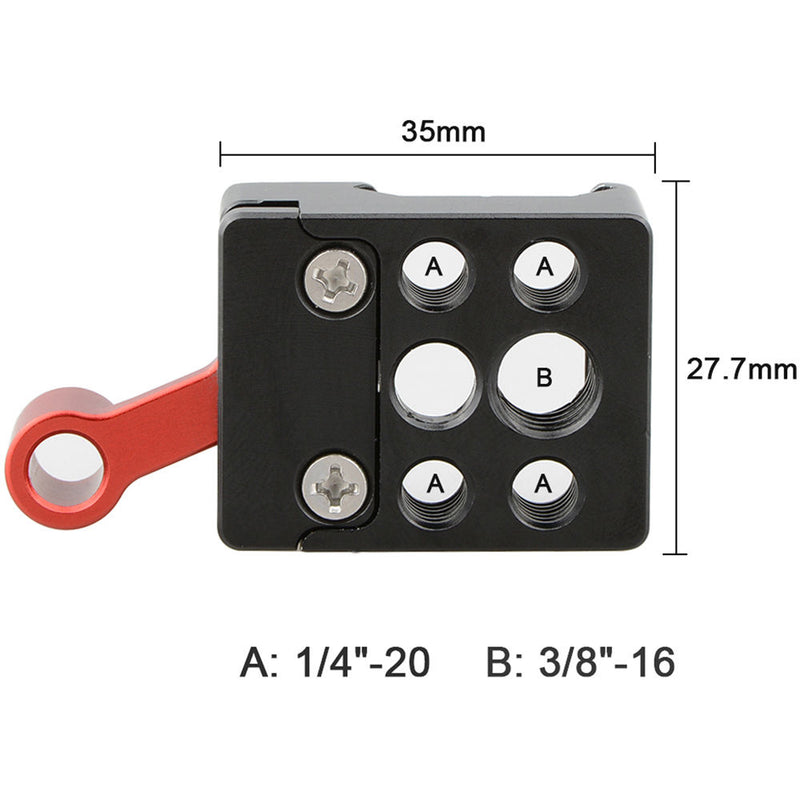 CAMVATE 15mm Dual-Rod Clamp with Quick Release NATO Clamp Kit