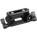 CAMVATE 15mm Dual-Rod Clamp with NATO Safety Rail (2.8")