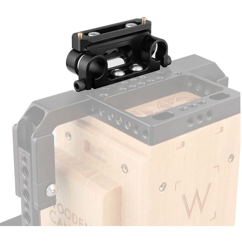 CAMVATE 15mm Dual-Rod Clamp with NATO Safety Rail (2.8")