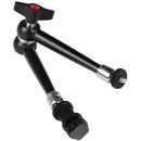 CAMVATE Heavy-Duty Magic Arm with Shoe Adapter (11", Black Lever)