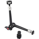 CAMVATE Heavy-Duty Magic Arm with 1/4"-20 Screws, Locating Pins & Shoe Adapter (11")