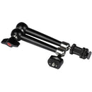 CAMVATE Heavy-Duty Magic Arm with 1/4"-20 Screws, Locating Pins & Shoe Adapter (11")