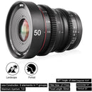 Meike 50mm T2.2 Manual Focus Cinema Lens (MFT Mount)