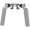 Niceyrig 15mm Dual Rod Clamp with Rosette for Arri Standard (M6 Thread, 31.8mm)