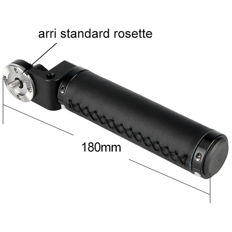 Niceyrig Rosette Leather Handle Grip with ARRI Standard Rosette Mount (M6 Screw)