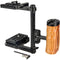 Niceyrig Camera Half-Cage Kit with Wooden Side Handle for Canon/Nikon/Panasonic