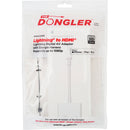 Simply45 Lightning Male to HDMI and Lightning Female Pigtail Dongle Adapter for The Dongler