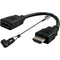 Simply45 DisplayPort Male to HDMI Female Pigtail Dongle Adapter for The Dongler