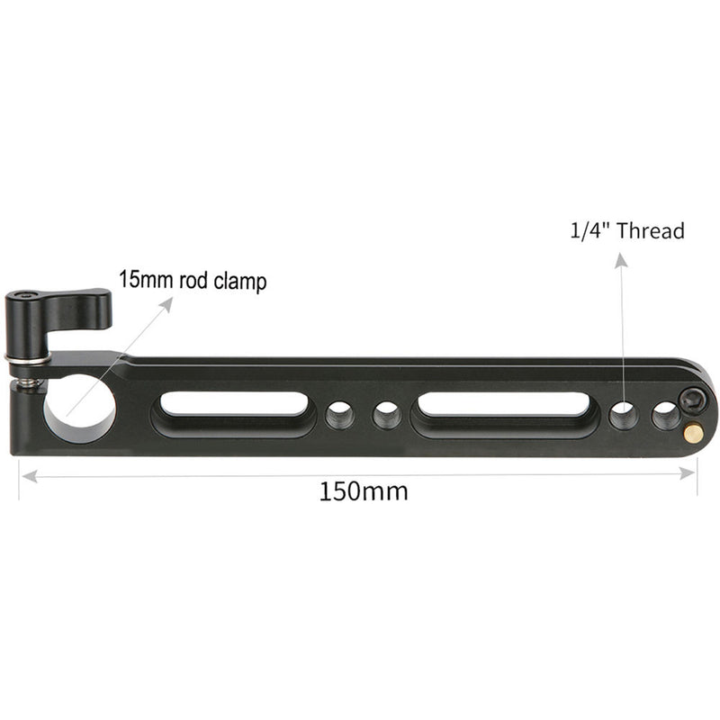 Niceyrig Safety NATO Rail with 15mm Rod Clamp (5.9")