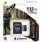 Kingston 512GB Canvas Go! Plus UHS-I microSDXC Memory Card with SD Adapter