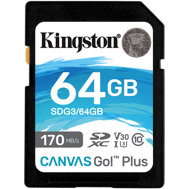 Kingston 256GB Canvas Go! Plus UHS-I SDXC Memory Card