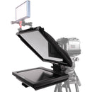 Prompter People Prompter Pal PAL12-FS Freestanding Teleprompter with Reversing Monitor, 12x12" Glass, and Stand