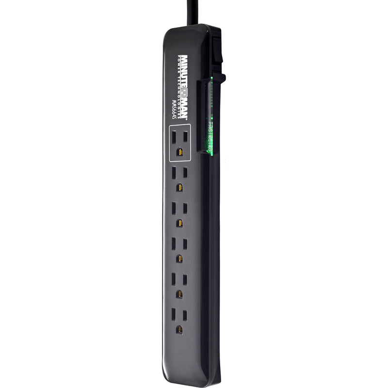 Minuteman MMS664S 6-Outlet Slimline Surge Protector