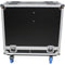 ProX Flight Case with 4 Caster Wheels for Two 15" RCF HDM 45-A / HD 35-A / HD 15-A Speakers (Silver on Black)