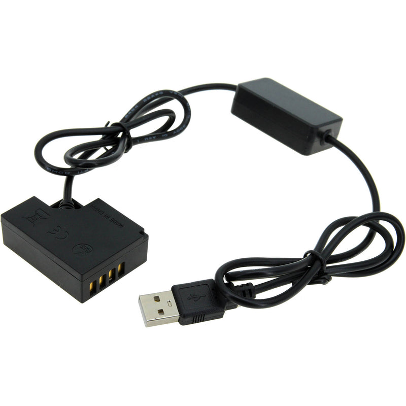 GyroVu USB to FUJIFILM NP-W126 Dummy Battery Intelligent Cable&nbsp;with 3.1A Power Supply (40&quot;)