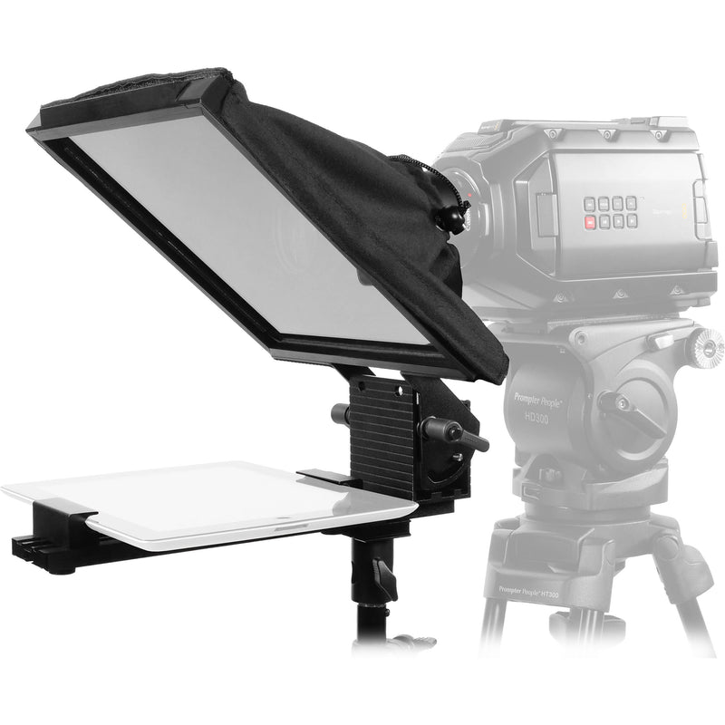 Prompter People PAL12-PAD Prompter Pal Teleprompter with Tablet Cradle, 12 x 12" Glass and Camera Sled