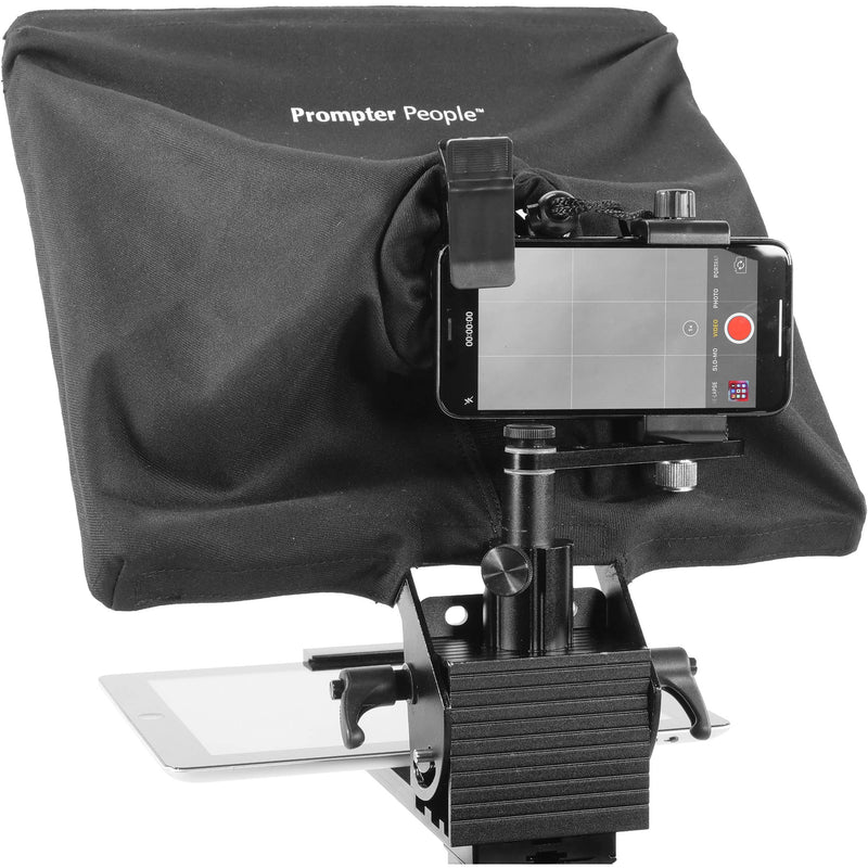 Prompter People Prompter Pal PAL-iPAD-15mm Teleprompter with Tablet Cradle, 10 x 10" Glass, and 15mm Rod Block