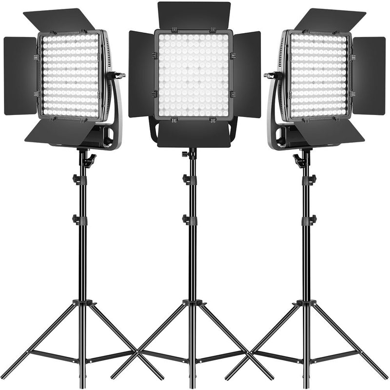 GVM LT100S Bi-Color LED 3-Light Panel