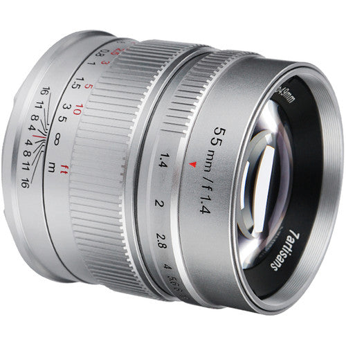 7artisans Photoelectric 55mm f/1.4 Lens for Micro Four Thirds (Silver)