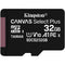 Kingston 64GB Canvas Select Plus UHS-I microSDXC Memory Card