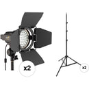 Impact Qualite 2-Light QL-3560 Daylight LED Floodlight Kit