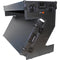 ProX DJ Z-Table MK2 Portable Z-Style DJ Table Flight Case with Handles & Wheels (Black on Black)