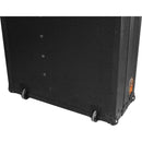 ProX DJ Z-Table MK2 Portable Z-Style DJ Table Flight Case with Handles & Wheels (Black on Black)