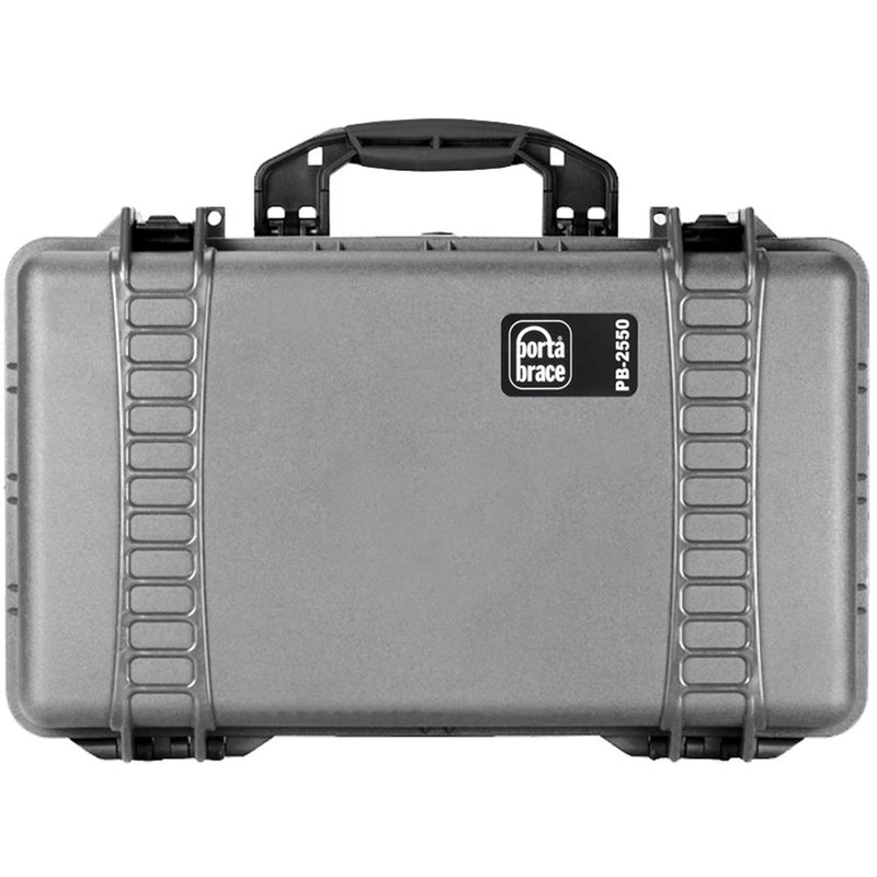 Porta Brace PB-2550 Hard Case with Divider Kit (Silver Platinum)