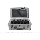 Porta Brace PB-2550 Hard Case with Divider Kit (Silver Platinum)