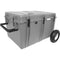 Porta Brace Trunk-Style Hard Case with Off-Road Wheels with Foam (Platinum)