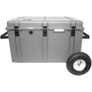 Porta Brace Trunk-Style Hard Case with Off-Road Wheels with Foam (Platinum)